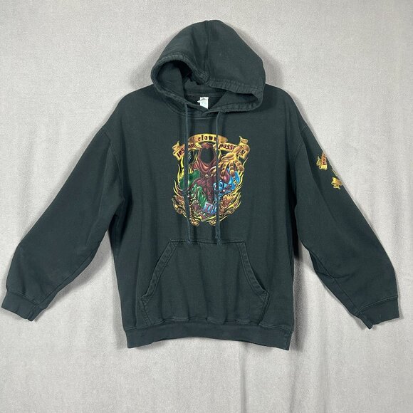 Vintage Insane Clown Posse Hoodie Black Large ICP Pullover Y2k Psychopathic - Picture 1 of 9